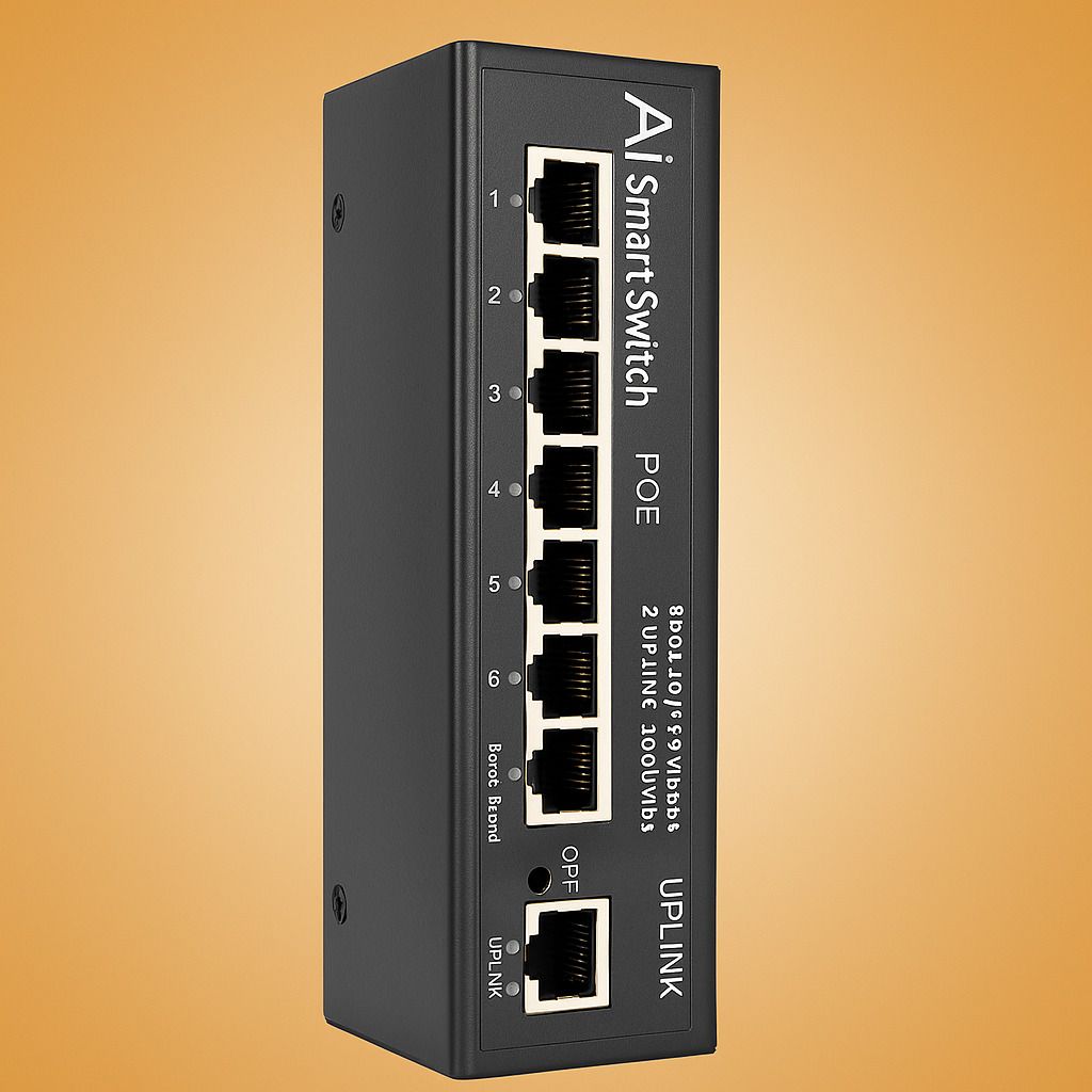 GEMVISION 8 PORT Desktop Hub PoE up to capacity 8 Ports 100 Mbps Unmanaged Network Switch 10 Ports 100 Mbps Unmanaged Network Switch