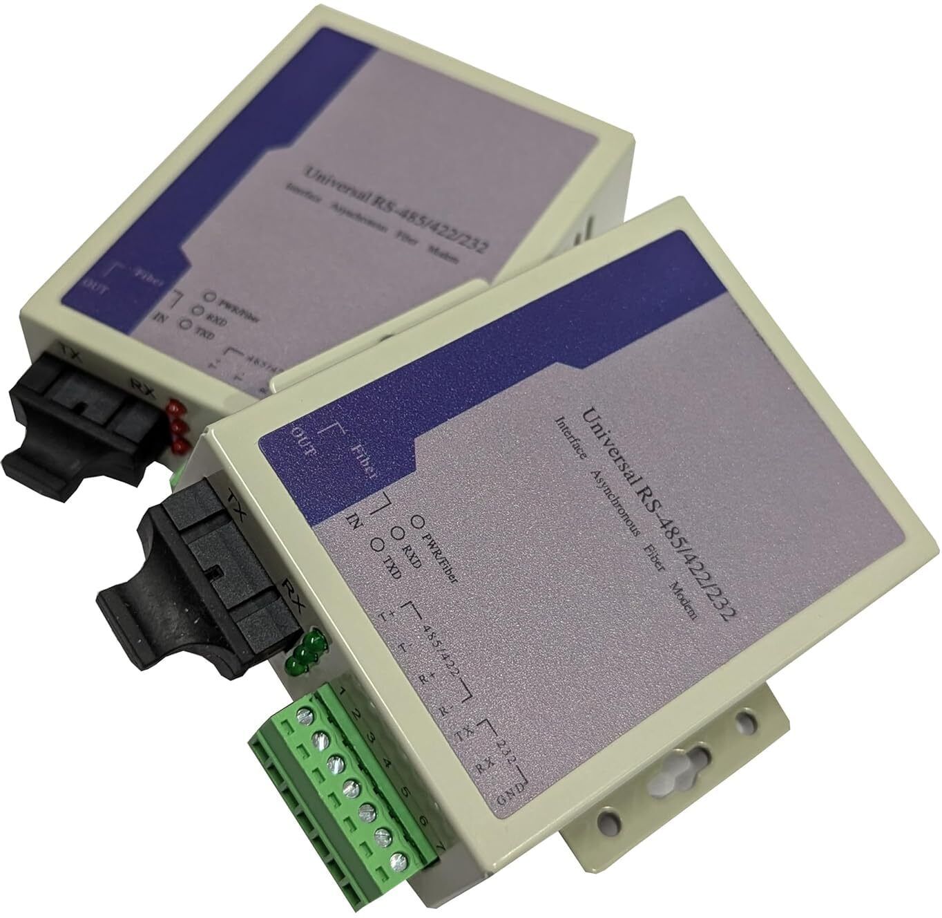 RAMEX Dual Fiber RS485/RS232/RS422 Serial Data Fiber Optic Media Converter 2 Ports 1000 Mbps Network Switch-image-16