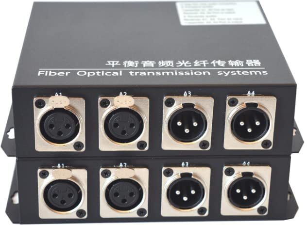 RAMEX 2CH Bidi XLR Audio to Fiber Optic Media Converter Over Singlemode SC Fiber 20KM 4 Ports 1000 Mbps Network Switch-image-34