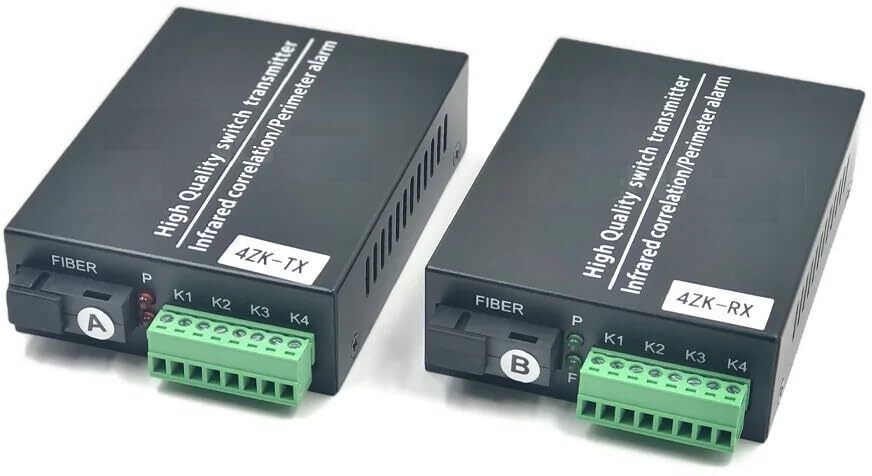 HANUTECH 4CH Dry Contact Over Fiber Media Converter for Access Control 20KM 1 Ports 1000 Mbps Unmanaged Network Switch-image-37