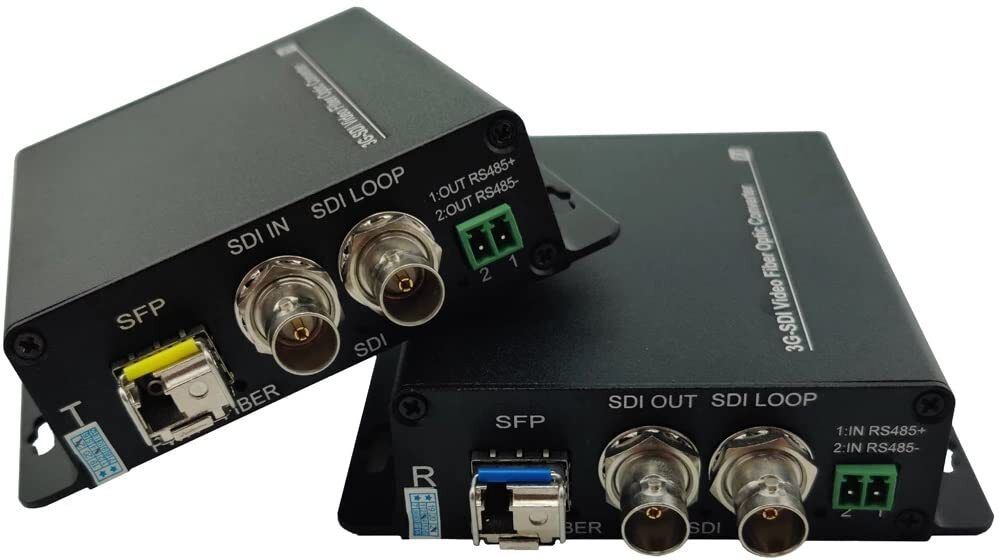 HANUTECH 3G SDI to Fiber Bidi Media Converter With Inbuilt 3G Bidi Modules 0 Ports 1000 Mbps Unmanaged Network Switch-image-13