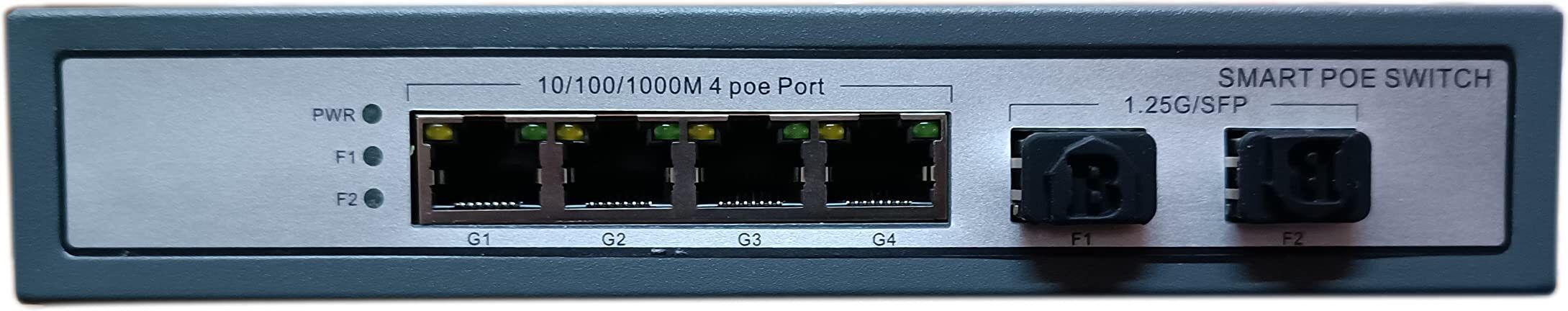 RAMEX Smart 4-Port PoE Switch Gigabit, 2 Uplinks, 1.25G SFP, 104W 4 Ports 1000 Mbps Network Switch-image-41