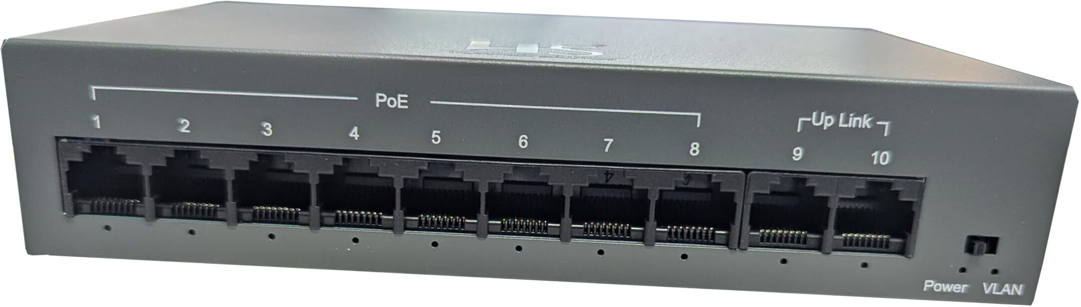 HANUTECH 8-Port Ai Smart PoE Switch, 2 Gigabit Uplink, 96W, Auto Fault Detection 8 Ports 1000 Mbps Network Switch-image-15