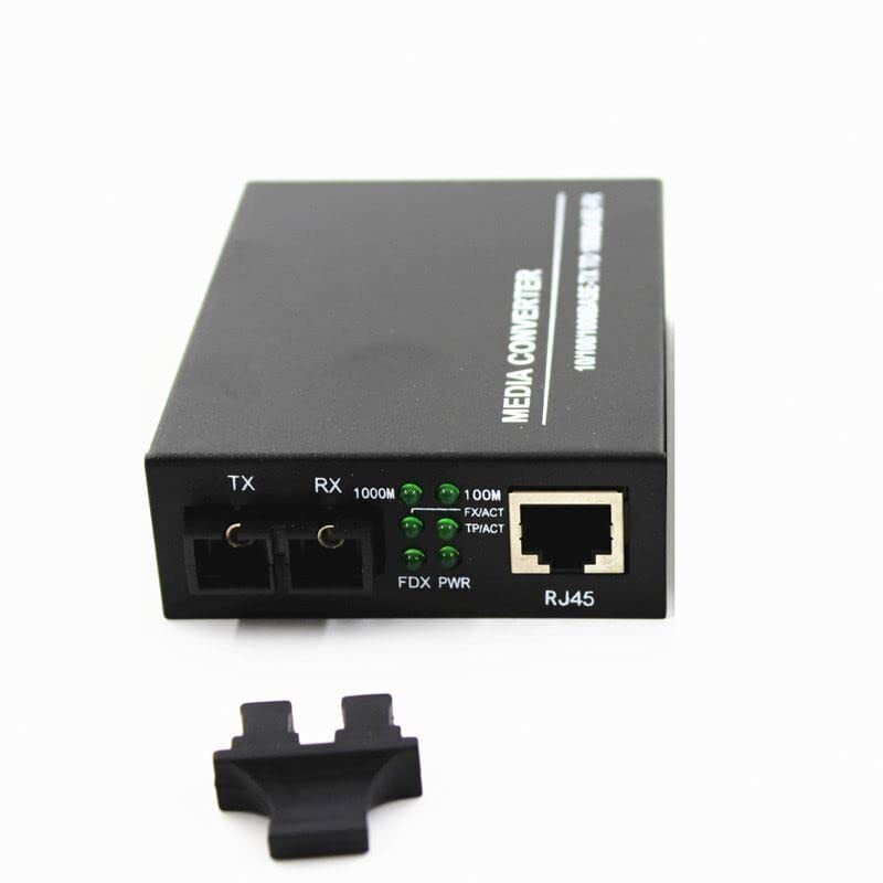 HANUTECH Ethernet to Fiber Converter Gigabit SMSF Up to 20KM Single Mode Fiber 1 Ports 1000 Mbps Unmanaged Network Switch-image-47