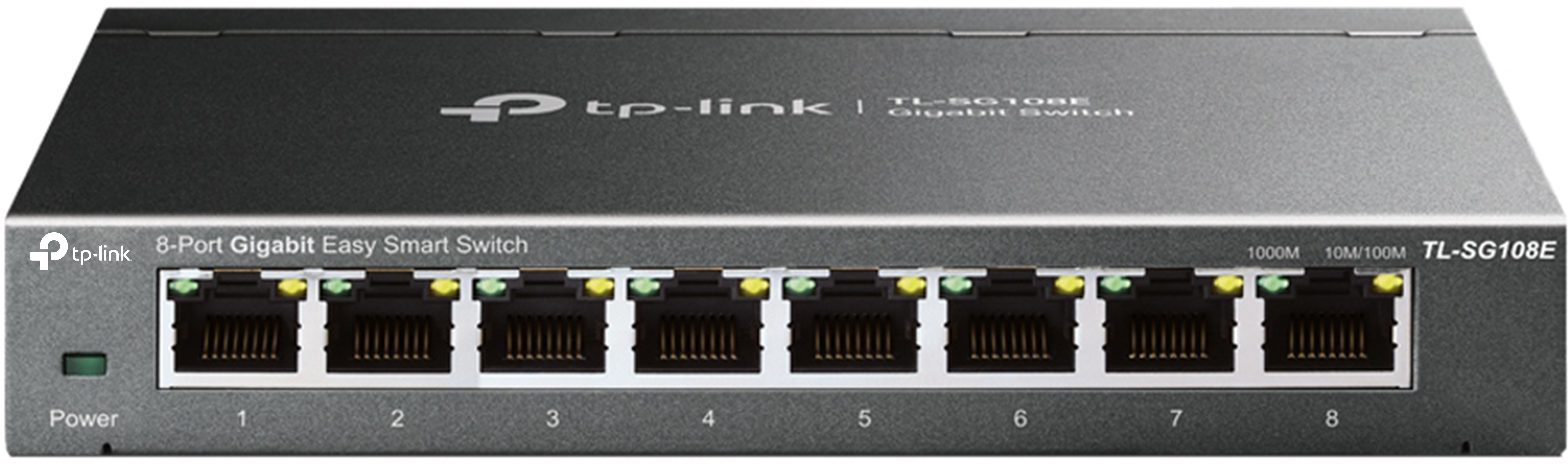 TP-Link TL-SG108E 8-Port Gigabit Easy Smart 8 Ports 100 Mbps Network Switch