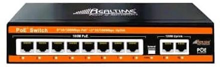 Realtime 8 Port PoE Switch 10/100 Mbps Metal Body Network Switch for CCTV Camera 8 Ports 100 Mbps Smart Network Switch-image-24