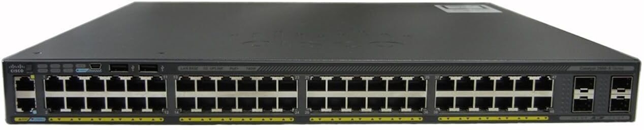 CISCO WS-C2960X-48FPS-L Catalyst Ethernet Switch 48 Ports 1000 Mbps Network Switch-picture-31