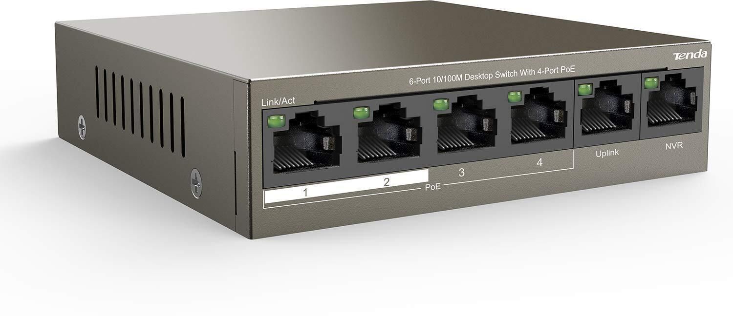 DEVBHOOMI DB Tenda TEF1106P 6-Port PoE Network Switch, Ethernet Switch, 6 Ports 1000 Mbps Network Switch-picture-15