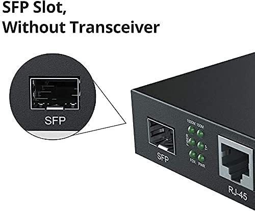 HANUTECH Gigabit SFP to RJ45 Media Converter (No SFP Module) 0 Ports 1000 Mbps Unmanaged Network Switch-image-37