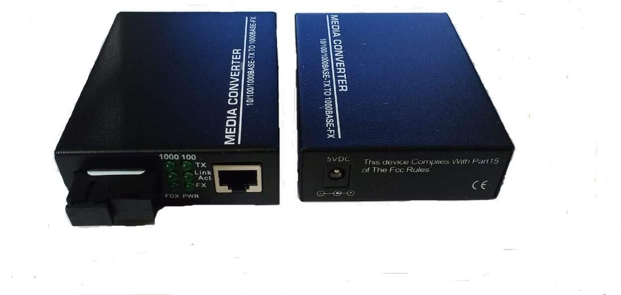 RAMEX Gigabit Media Converter RJ45 to 1000Base-LX SMSF up to 20KM 1 Ports 1000 Mbps Network Switch-image-49