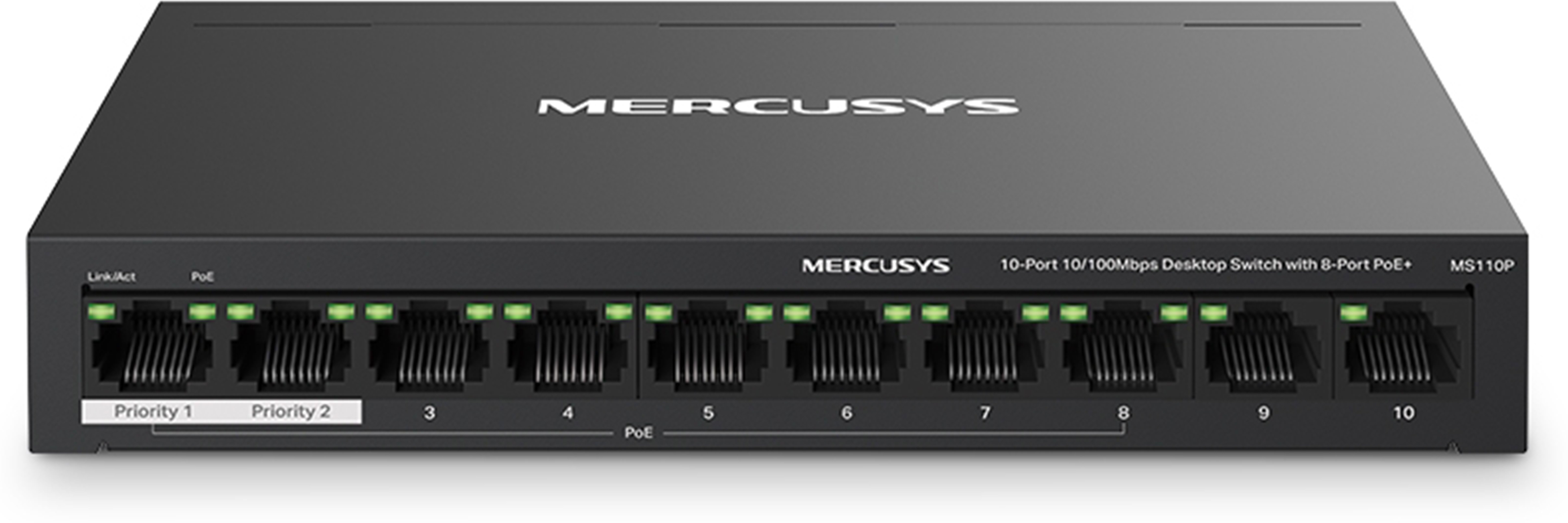 Mercusys MS110P 10 Ports 100 Mbps Network Switch-picture-23