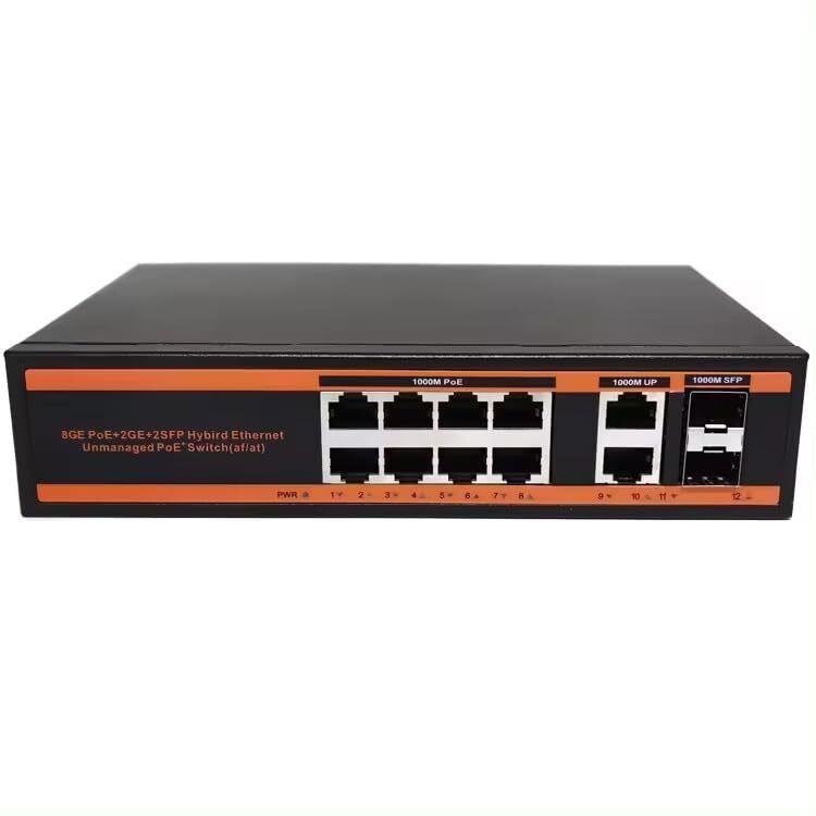 HANUTECH Hanutech 8 Port Gigabit PoE Switch 150W with Dual SFP for CCTV Smart Switch-picture-24