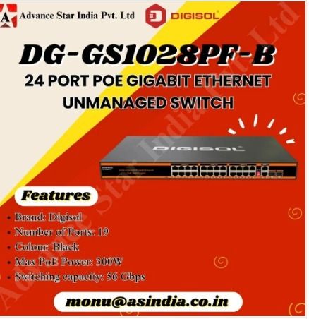 DIGISOL DG-GS1028PF-B 10 Ports 1000 Mbps Unmanaged Network Switch-image-30