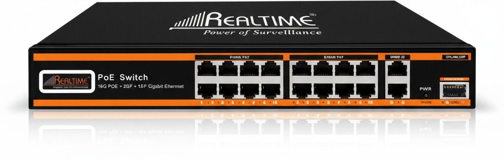 Realtime POE 16 Port Full Giga with SFP Port - 16 Ports 1000 Mbps Smart Network Switch-image-20