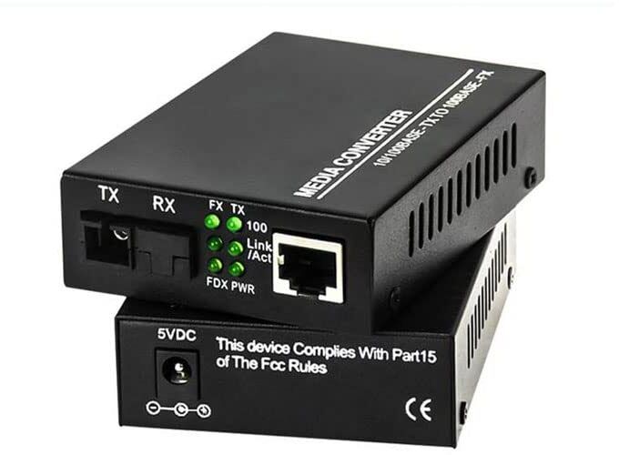 RAMEX Fiber to Ethernet Converter 10/100 Base-Tx to 100 Base-Fx SMSF 20KM 1 Ports 1000 Mbps Network Switch-image-38