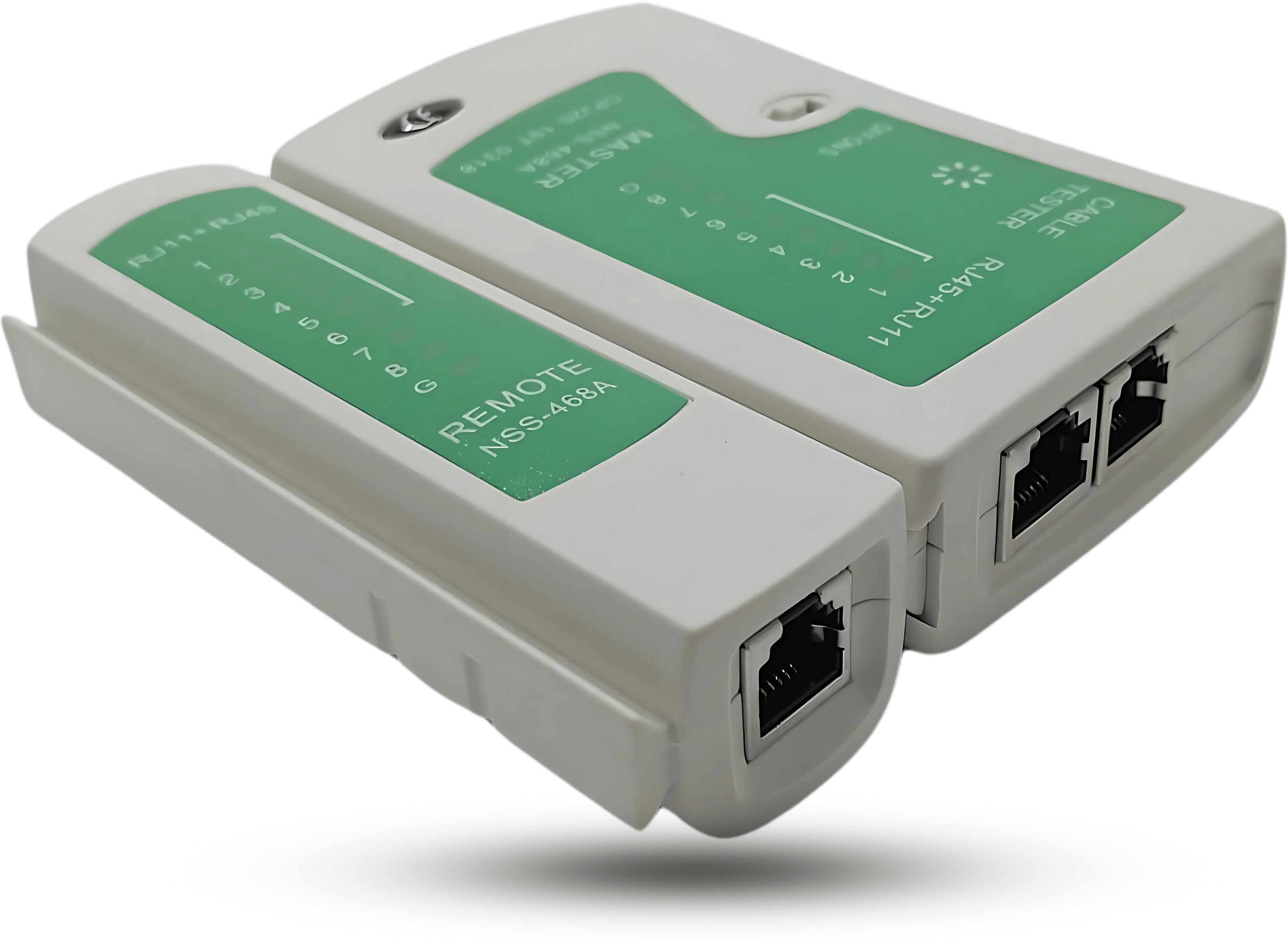 Octec Network Cable Tester RJ45/RJ11 Dual-Speed PVC Main Remote Testers 4 Ports 100 Mbps Network Switch