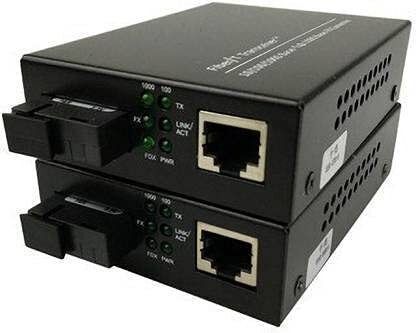 HANUTECH 10/100/1000 Mbps Ethernet to Fiber Media Converter SM Single Fiber 20km 1 Ports 1000 Mbps Unmanaged Network Switch-image-28