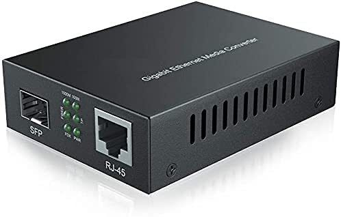 HANUTECH 10/100/1000 RJ45 Ethernet to SFP Fiber Media Converter (No SFP) 0 Ports 1000 Mbps Unmanaged Network Switch-image-22