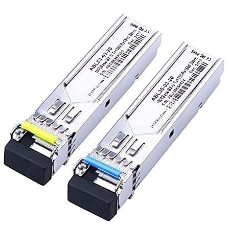 HANUTECH 1.25G DDM SFP Module BiDi Fiber Optic Transceiver Tx1310/Rx1550nm SMF LC 20KM 0 Ports 1000 Mbps Network Switch-image-10