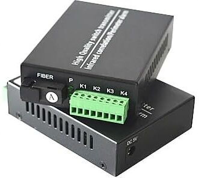 HANUTECH 2 Channel Bi-Directional Dry Contact Fiber Converter 20KM 0 Ports 1000 Mbps Unmanaged Network Switch-image-27