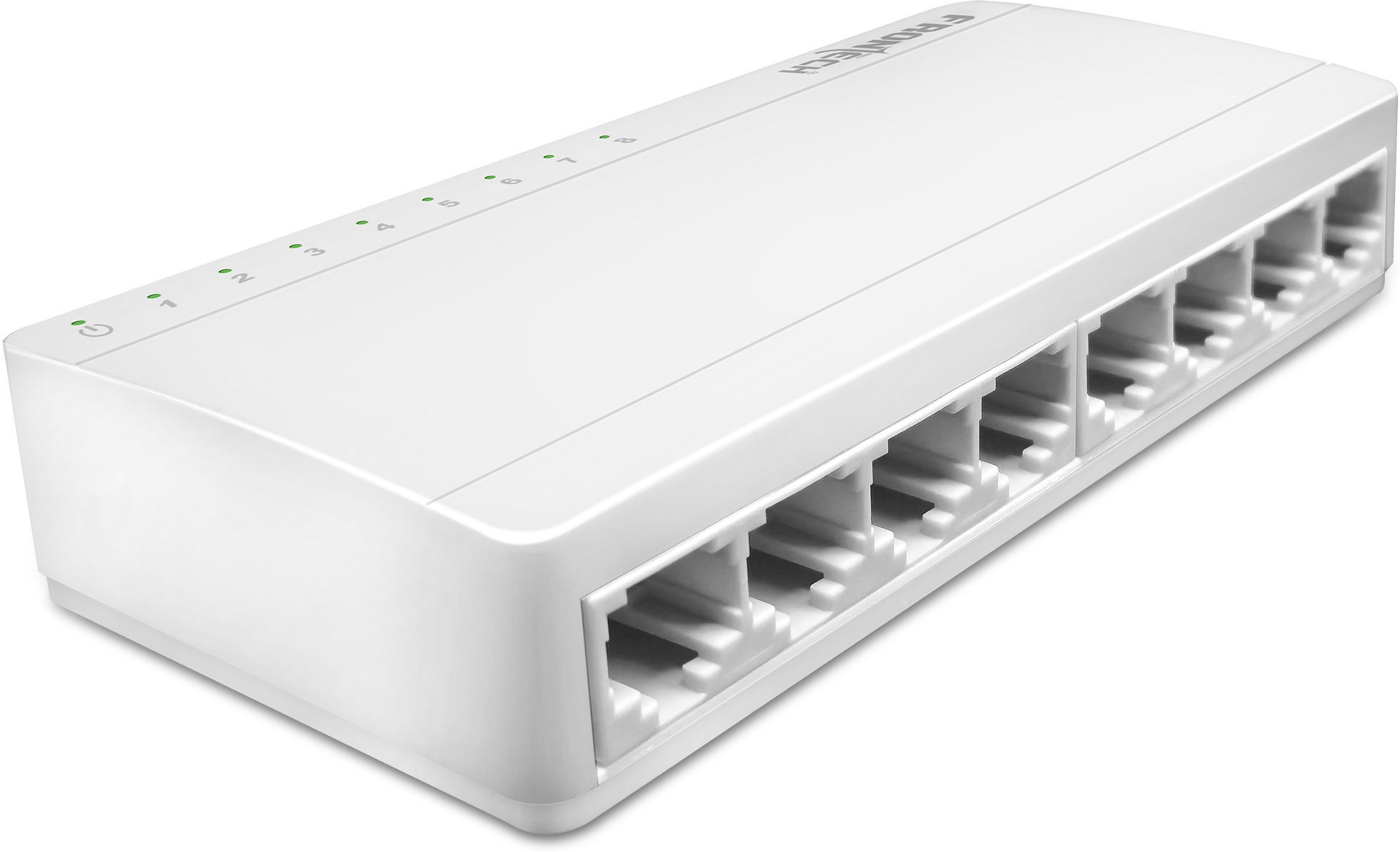 Frontech Fast Ethernet Switch | 10/100 Mbps Speed | 1.6 Gbps Bandwidth | 8 Ports 100 Mbps Unmanaged Network Switch