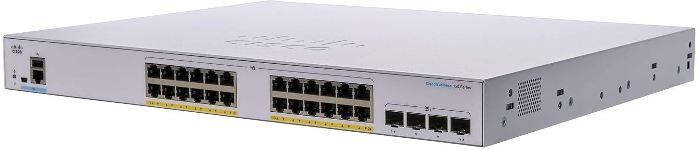 CISCO Business CBS350-24FP-4X Managed Switch | 24 Port GE | Full PoE | 4x10G SFP+ 24 Ports 1000 Mbps Network Switch-picture-21