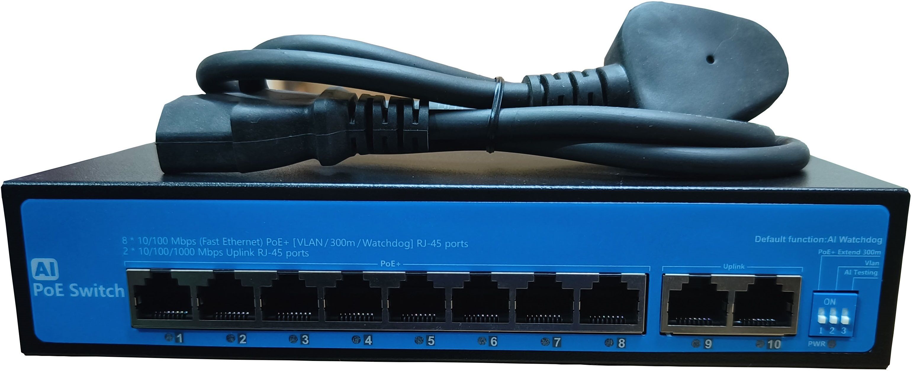 RAMEX 8 Port Poe Switch-8 Port PoE*10/100Mbps+2 Port RJ45 UplinkS 1000Mbps 8 Ports 100 Mbps Network Switch-image-22