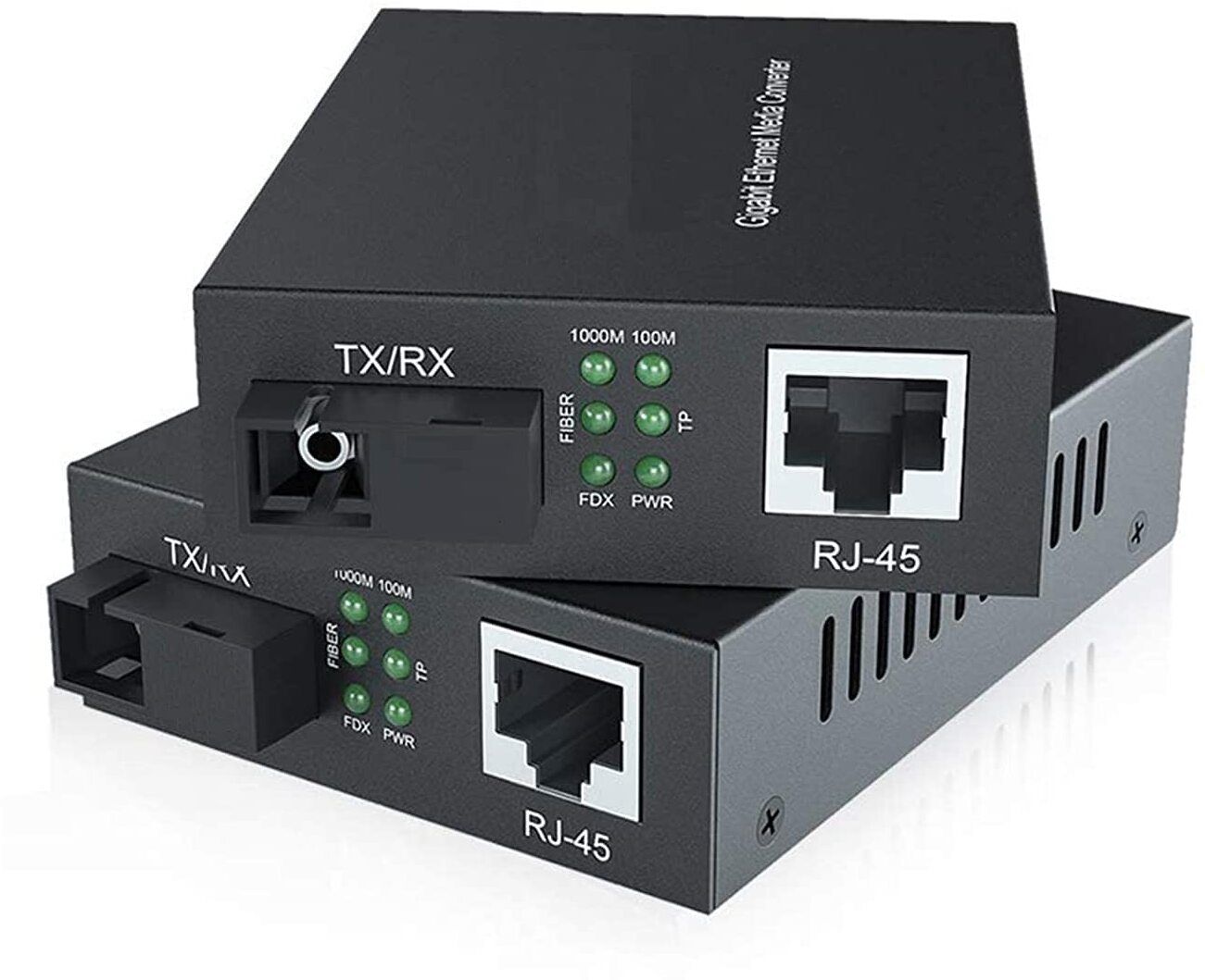 HANUTECH Gigabit Media Converter 10/100/1000 to 1000Base-LX SC 20KM 0 Ports 1000 Mbps Unmanaged Network Switch-image-48