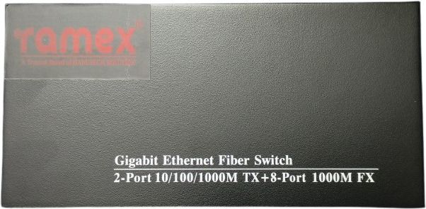 RAMEX 10/100/1000 Gigabit Ethernet Fiber Switch 8XSFP 2XRJ45, Unmanaged Plug N Play 2 Ports 1000 Mbps Network Switch-image-32