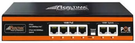 Realtime 4 Port PoE Switch 10/100 Mbps with 2 Uplink Ports (Metal Body) 4 Ports 100 Mbps Smart Network Switch-image-25
