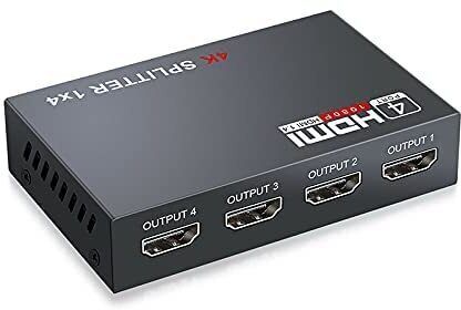 MAZRA 4 port hdmi splitter 0 Ports 100 Mbps Network Switch