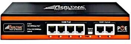 Realtime 4Port PoE Switch 10/100Mbps Support for CCTV & Networking 4 Ports 100 Mbps Smart Network Switch-image-27