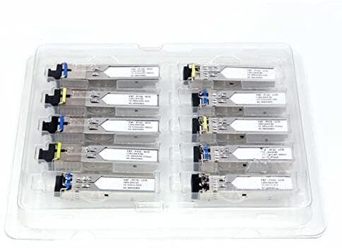 HANUTECH 1.25G Bidi SFP Module Transceiver Tx1310/Rx1550rn SMSF Up to 20KM 1 Ports 1000 Mbps Unmanaged Network Switch-image-10