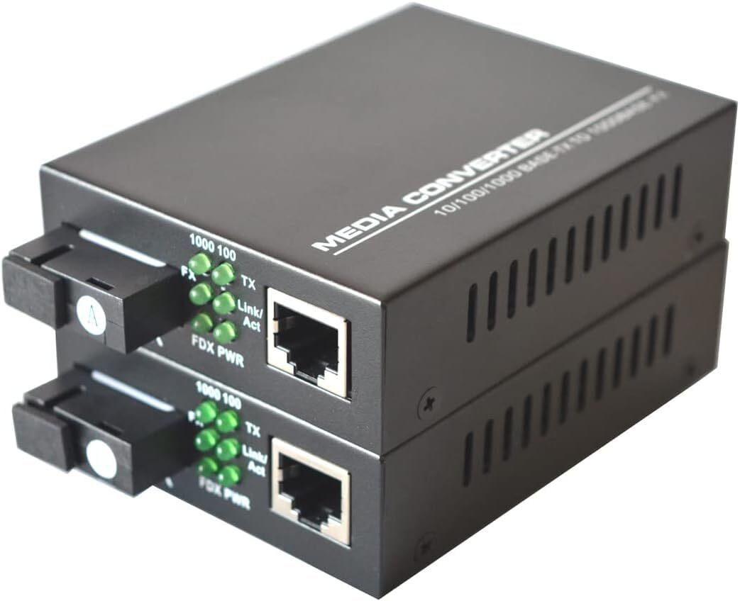 Tobo Gigabit Ethernet Fiber Media 20KM Converter SC, A Pair of 10/100/1000M TD-1463H 2 Ports 1000 Mbps Network Switch-image-42