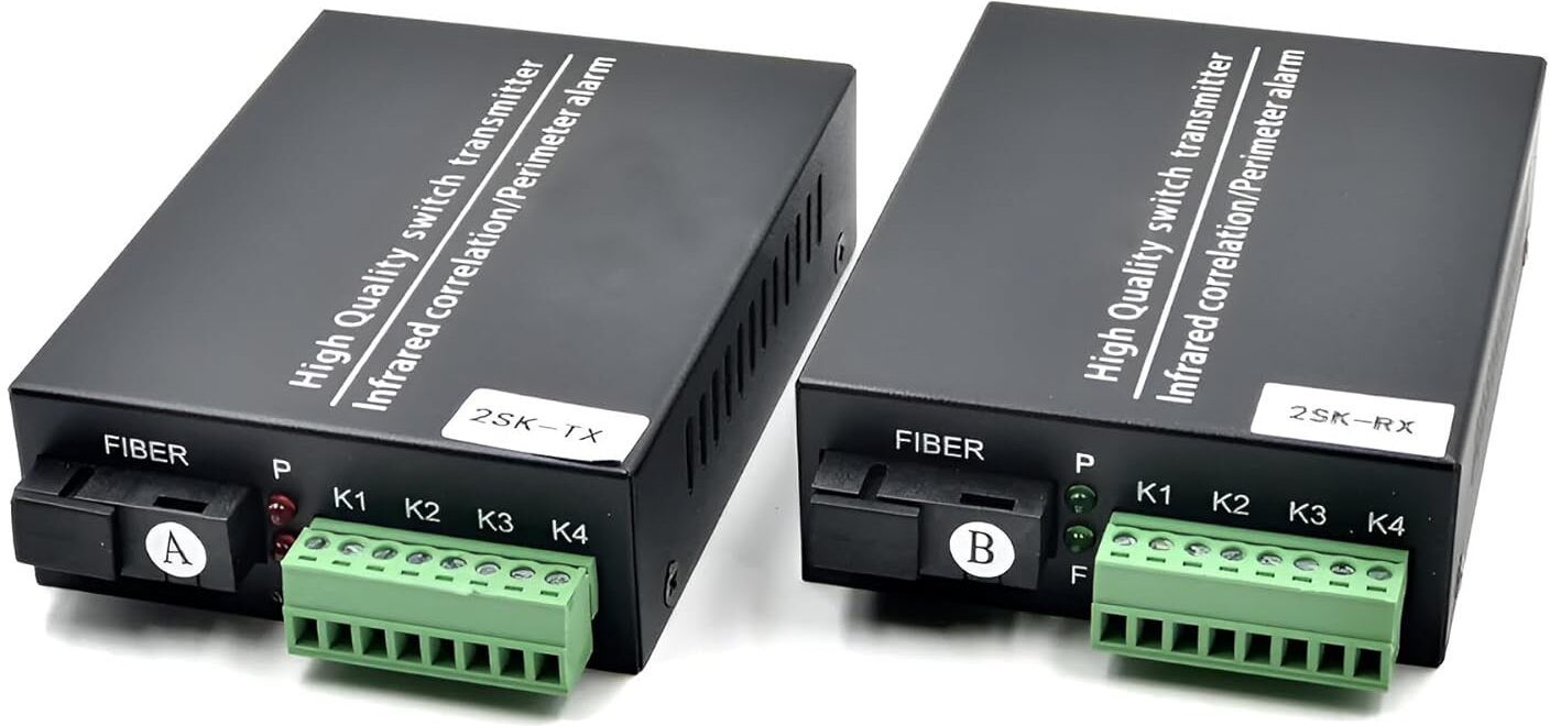 HANUTECH 2CH 2 Way Bidi Dry Contact Closure to Fiber Optic Media Converter 0 Ports 10 Mbps Smart Network Switch-image-21