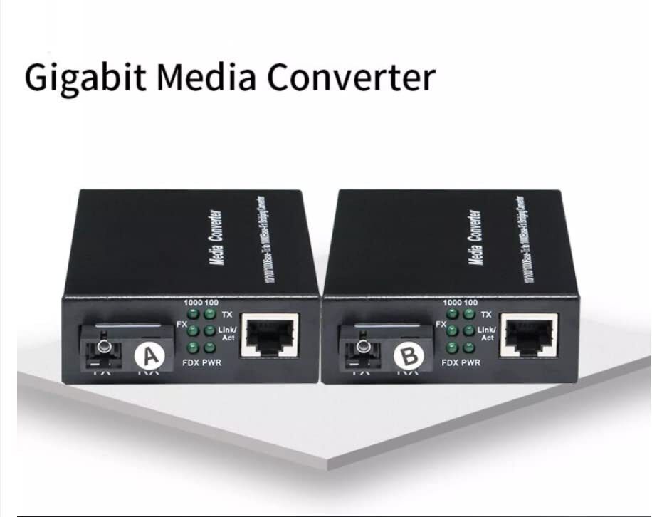 HANUTECH Fast Ethernet to Fiber 10/100/1000 RJ45 to 1000Base-Tx SMSF 20KM 0 Ports 1000 Mbps Unmanaged Network Switch-image-46