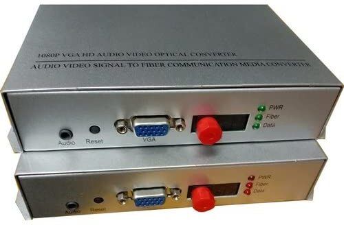 RAMEX VGA to Fiber Converter 1080P Audio Video Extender 20Km FC Single Mode 0 Ports 100 Mbps Unmanaged Network Switch-image-33