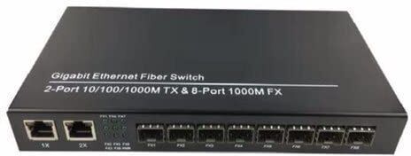 HANUTECH Gigabit Ethernet Fiber Switch 8 Port RJ45 + 2 SC Fiber SMSF 20KM 1 Ports 1000 Mbps Unmanaged Network Switch-image-44