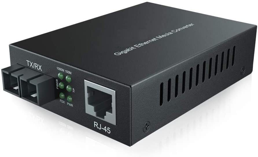 RAMEX Fast Ethernet to Fiber Converter Dual SC Fiber 1000Base-LX to Base-Tx 20KM 1 Ports 1000 Mbps Network Switch-image-32