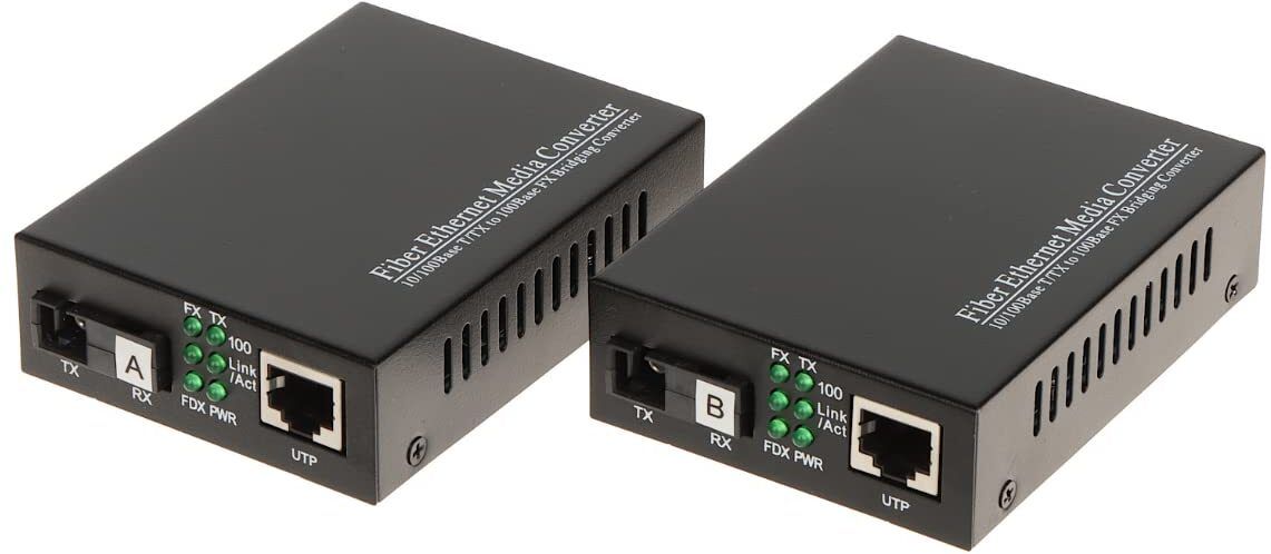 RAMEX Fiber to Ethernet Media Converter 10/100Mbps Base-Tx to 100Base-Fx 20KM 1 Ports 1000 Mbps Network Switch-image-33