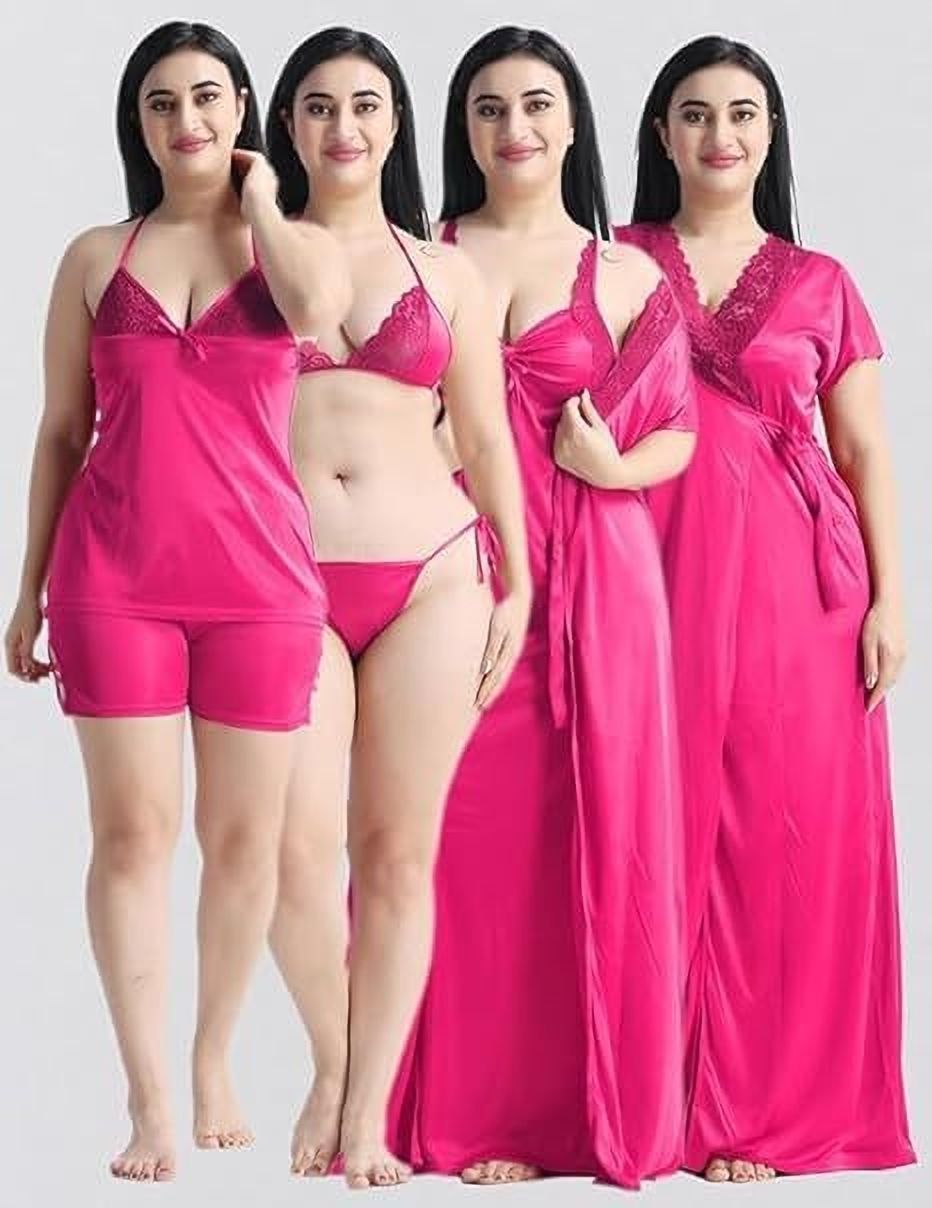 Women Nighty with Robe-image-49