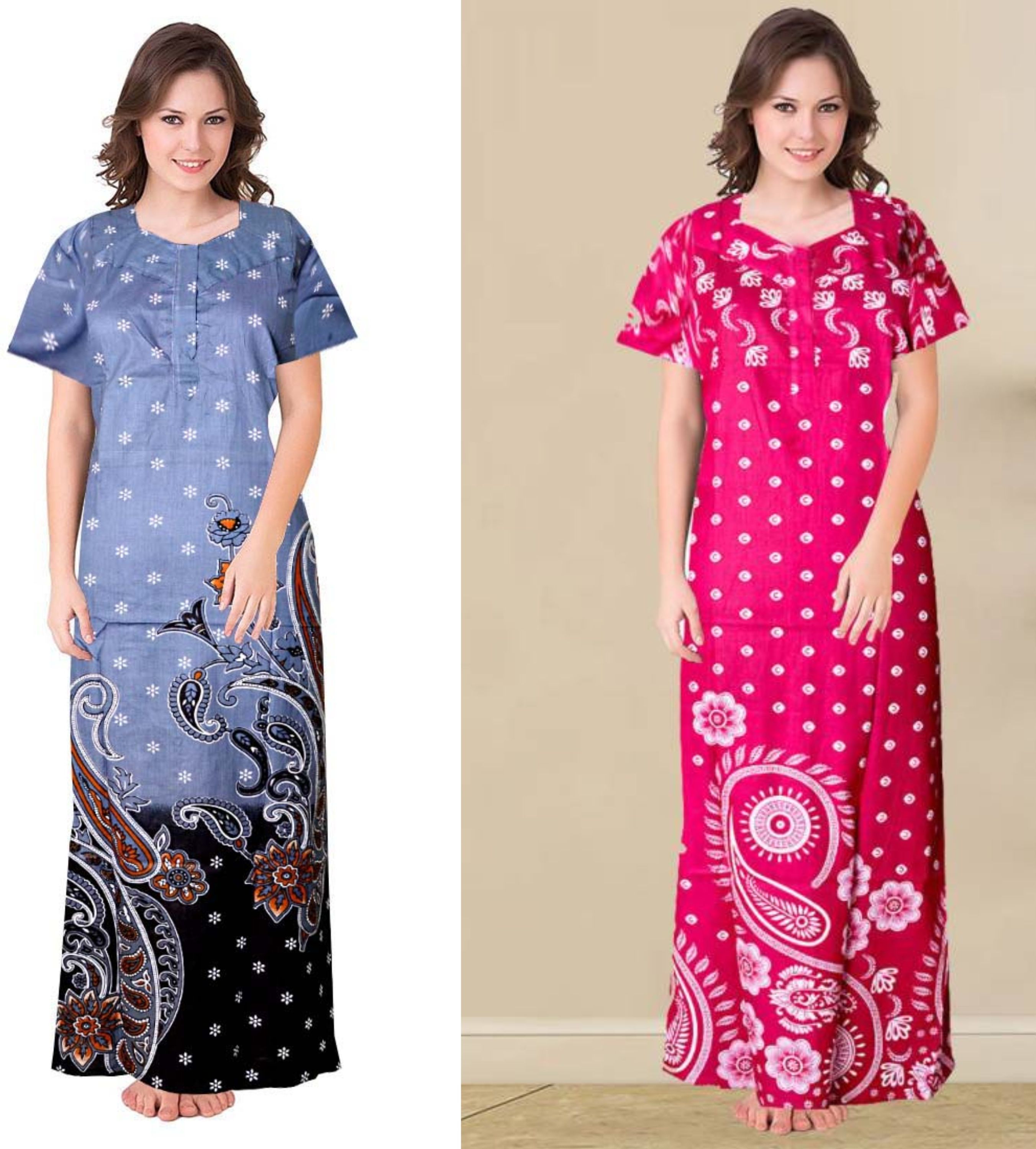 navya silvar Pack of 2 Women Nighty-picture-36
