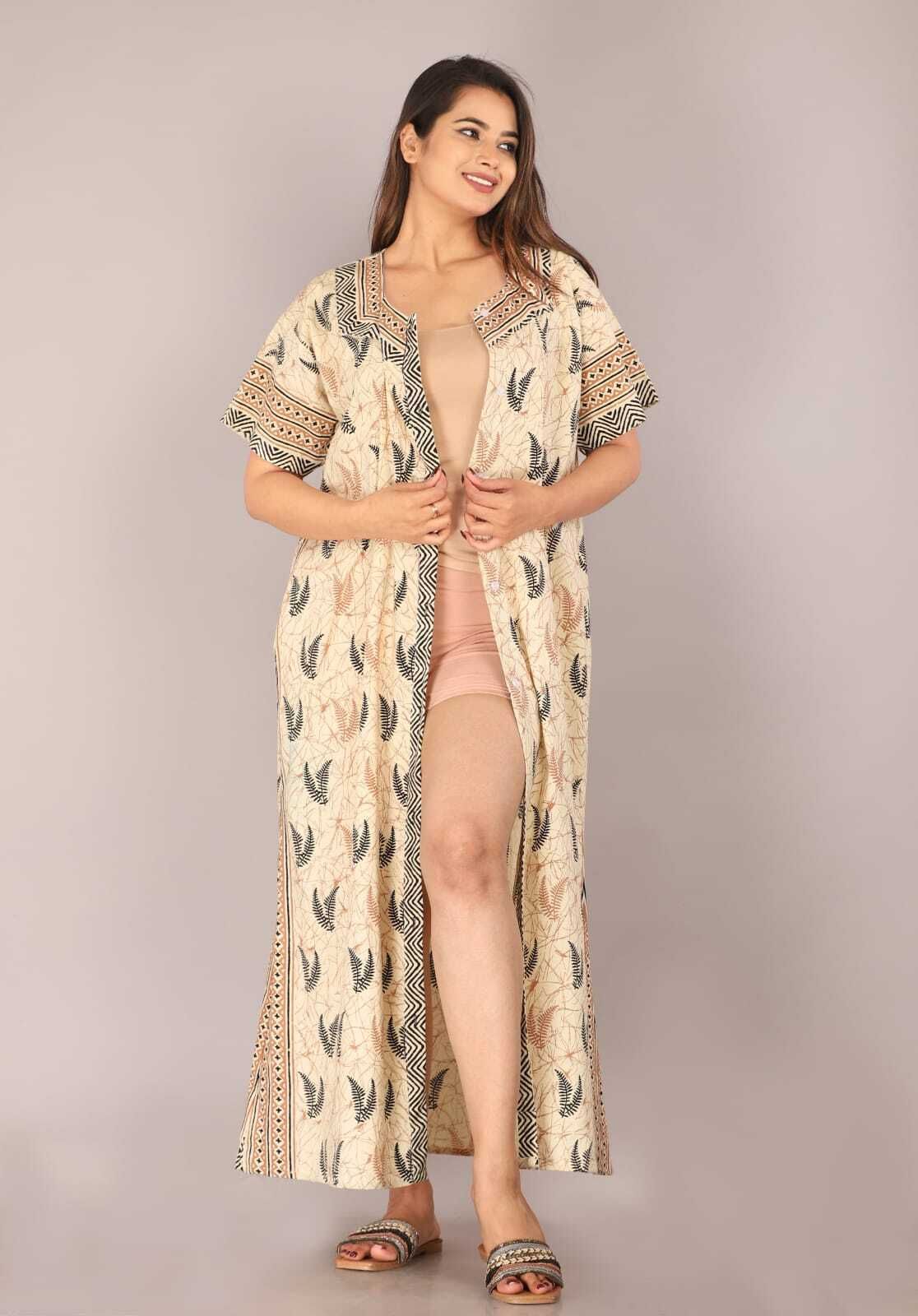 Women Maternity/Nursing Nighty-image-36