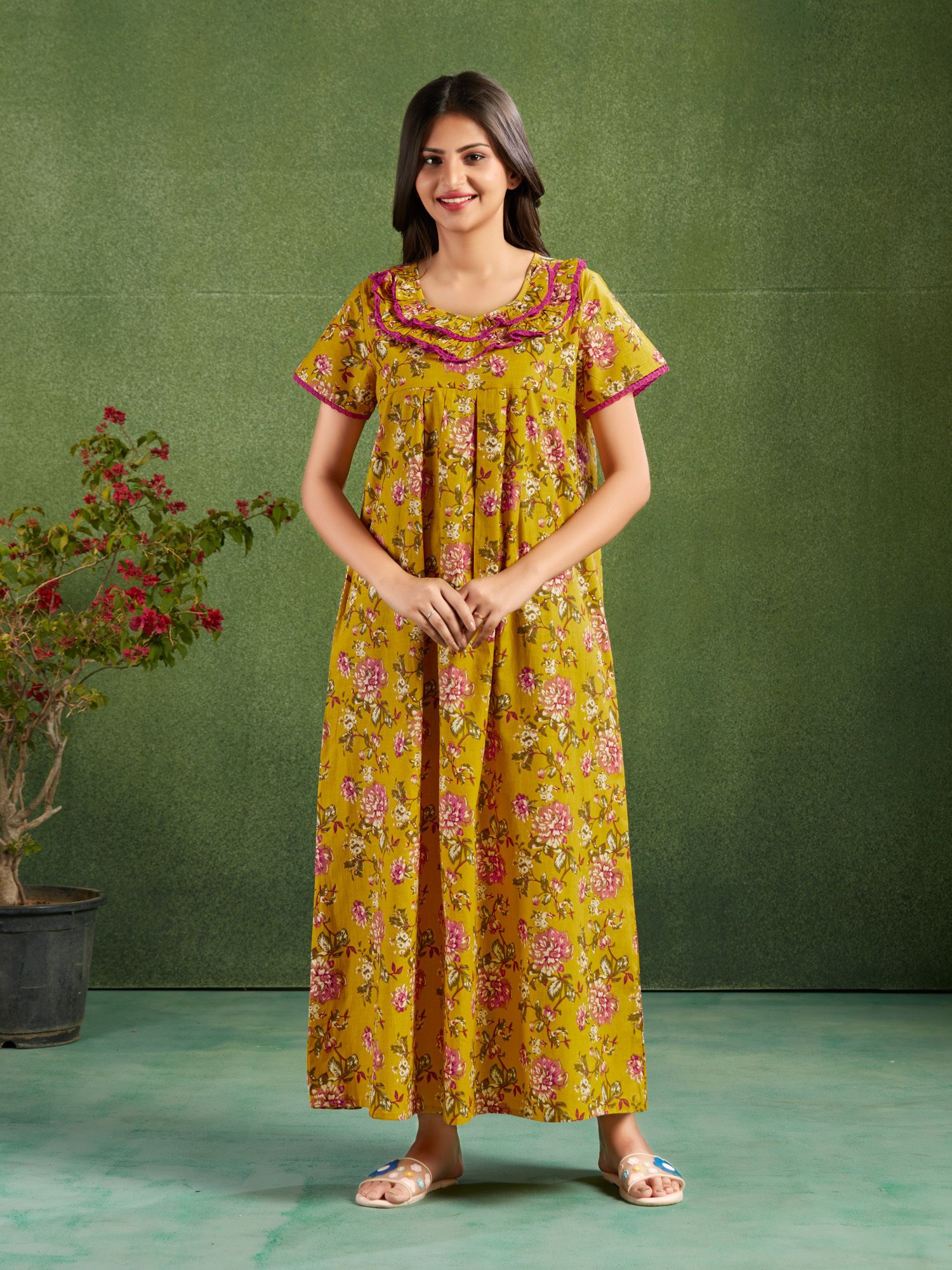 nihsamah Women Nighty-picture-10