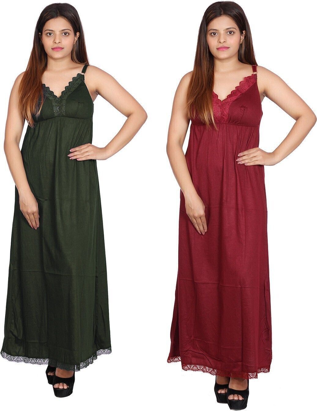 Pack of 2 Women Nighty Set-image-22