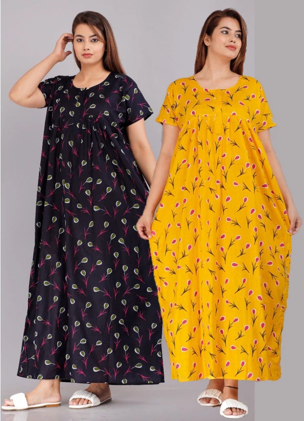 Pack of 2 Women Nighty-image-40