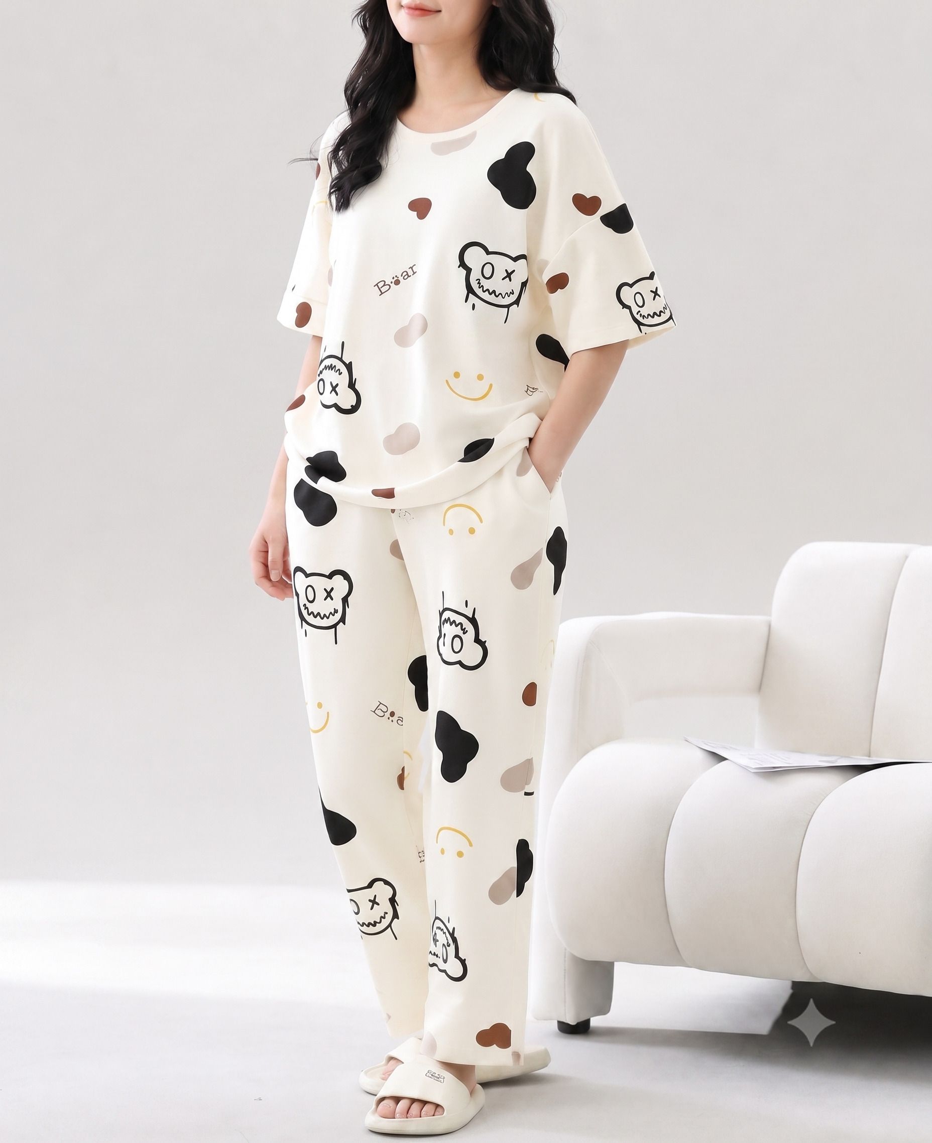 titli tots Women Nighty Set-picture-0