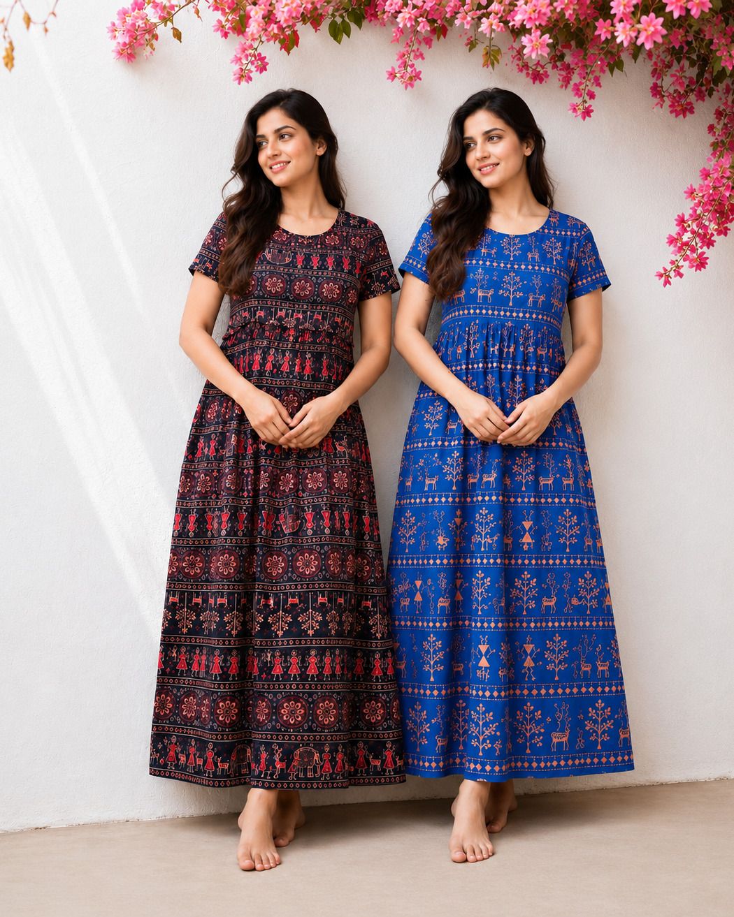 Pack of 2 Women Nighty-image-29