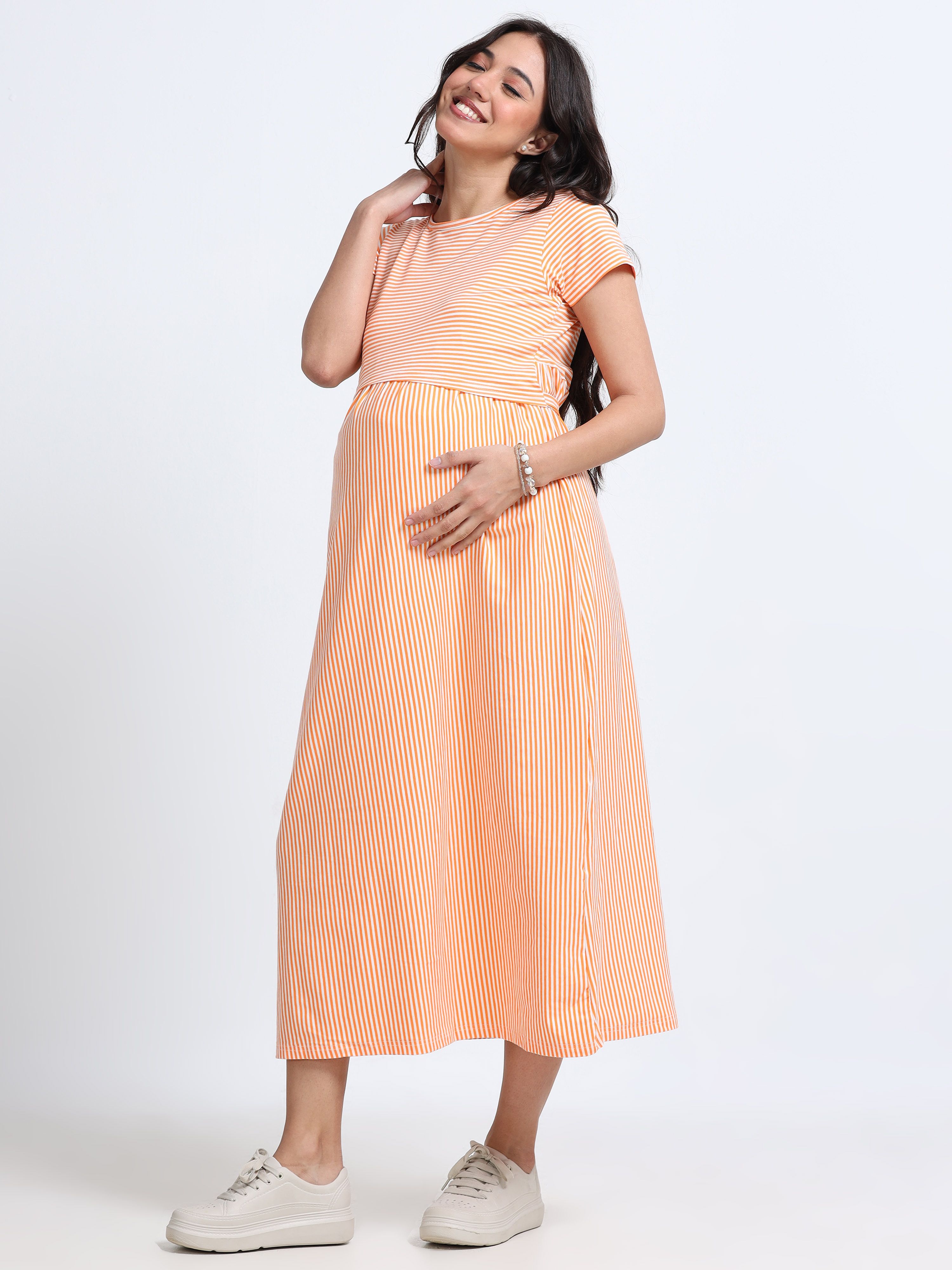 ajju's Women Maternity/Nursing Nighty-picture-11