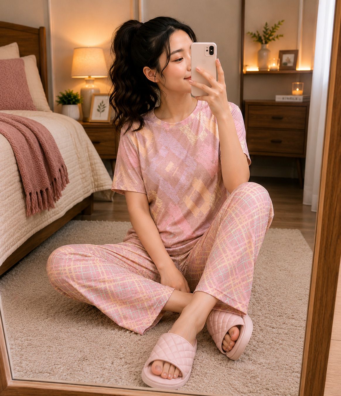 sakarmaa Women Top & Pyjama Set Multicolor Printed-picture-2